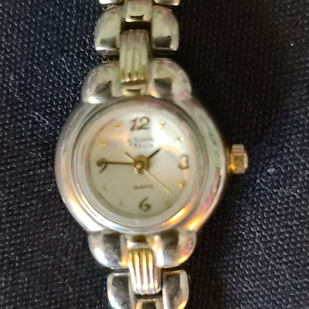 Victoria Rhein silver and gold watch